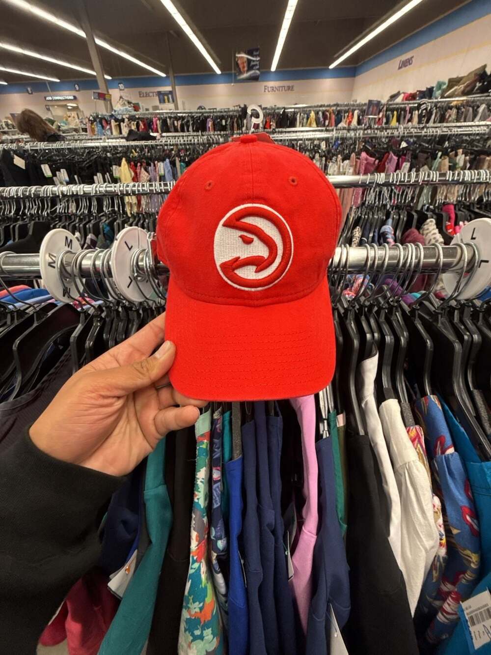 New Era Atlanta Hawks 9TWENTY NBA Red Adjustable Hat